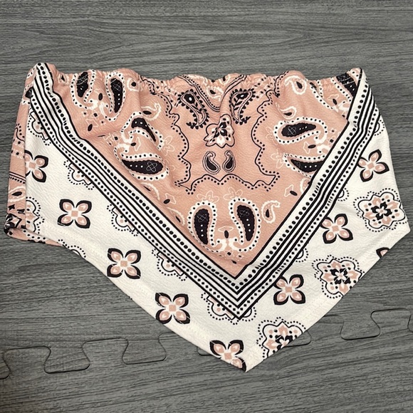 Bandana print bandeau - Picture 1 of 2